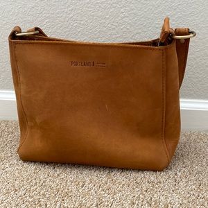 Portland Leather Goods brand Triangle Shoulder Bag